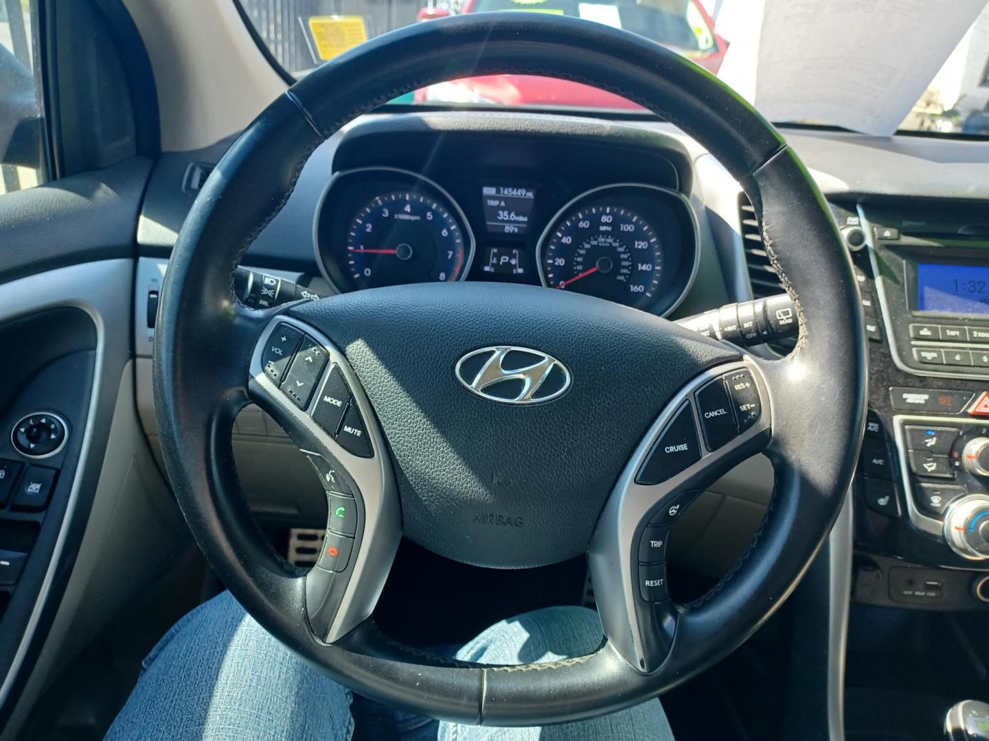 2015 BLUE /GRAY Hyundai Elantra GT A/T (KMHD35LH8FU) with an 2.0L L4 16V DOHC engine, 6A transmission, located at 2001 E. Lancaster, Ft. Worth, 76103, (817) 336-7000, 32.746181, -97.301018 - Photo#11