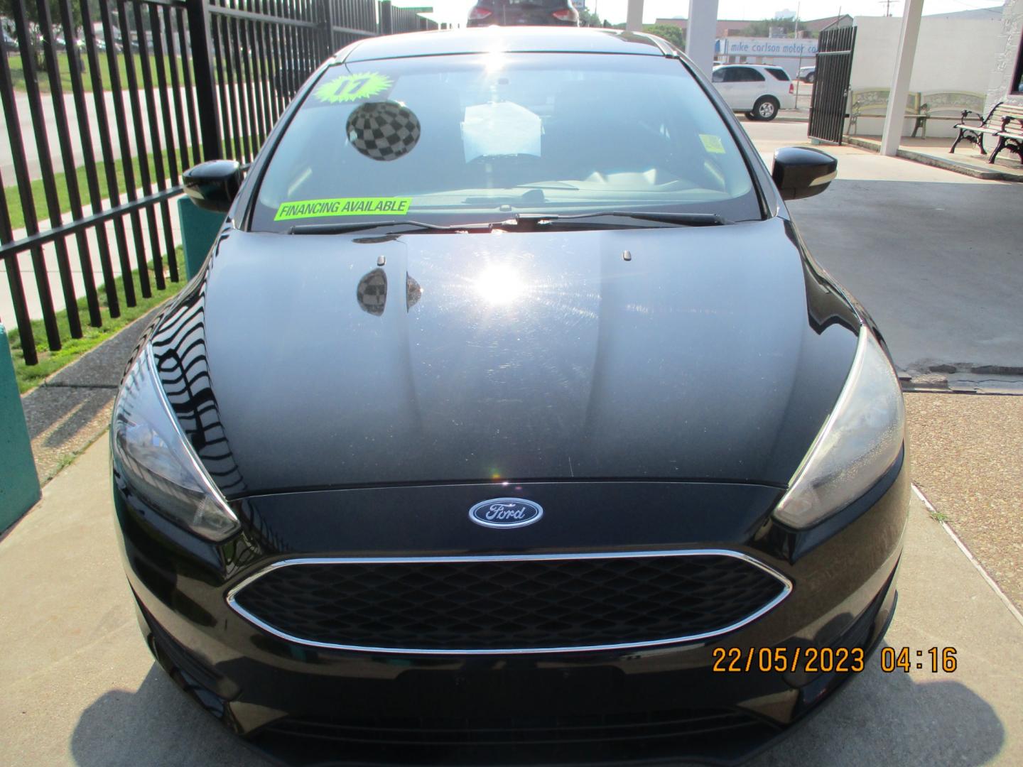 2017 Ford Focus SEL Sedan (1FADP3H25HL) with an 2.0L L4 DOHC 16V engine, 6-Speed Auto shift manual w/OD transmission, located at 2001 E. Lancaster, Ft. Worth, 76103, (817) 336-7000, 32.746181, -97.301018 - Photo#1